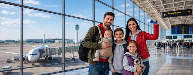 family-in-airport-wide